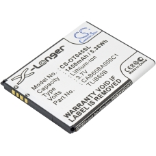 Yhteensopiva akun vaihto Alcatel CAB60B0001C1,CAB60B000C1,CAB60BA000C1,TLIB60B