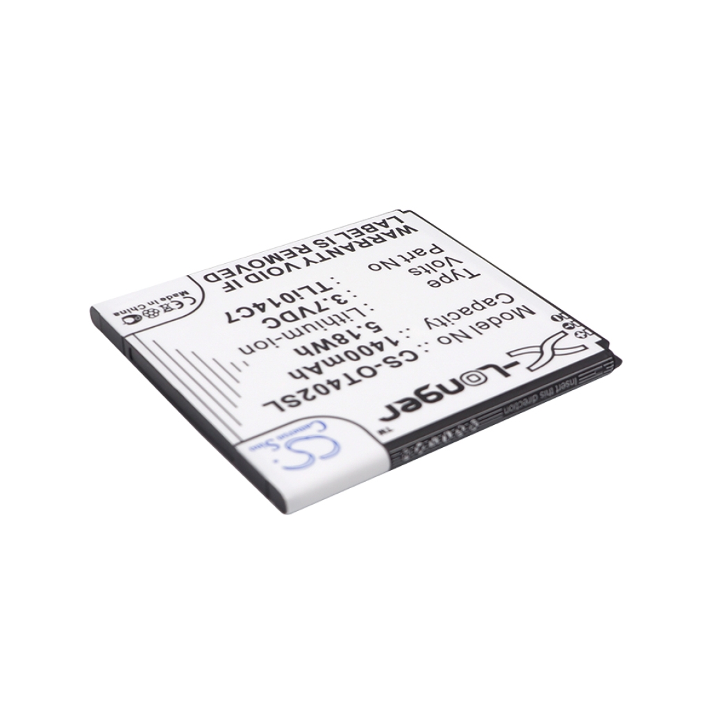 Yhteensopiva akun vaihto Alcatel TLI014C7,TLP020A2