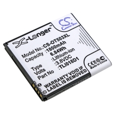 Yhteensopiva akun vaihto TCL TLI018D1,TLI018D2