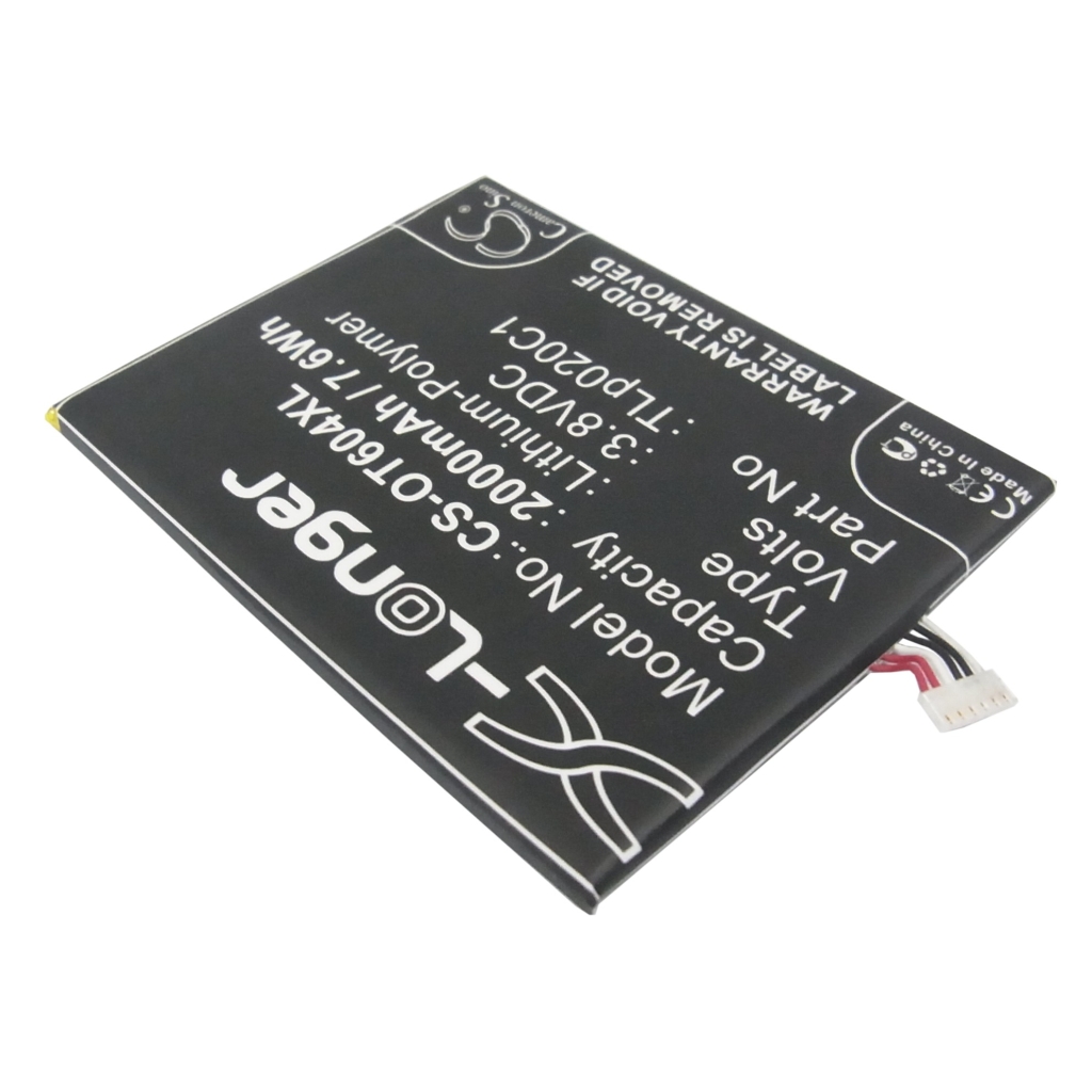 Yhteensopiva akun vaihto Alcatel CAC2000012C2,TLP020C1,TLP020C2