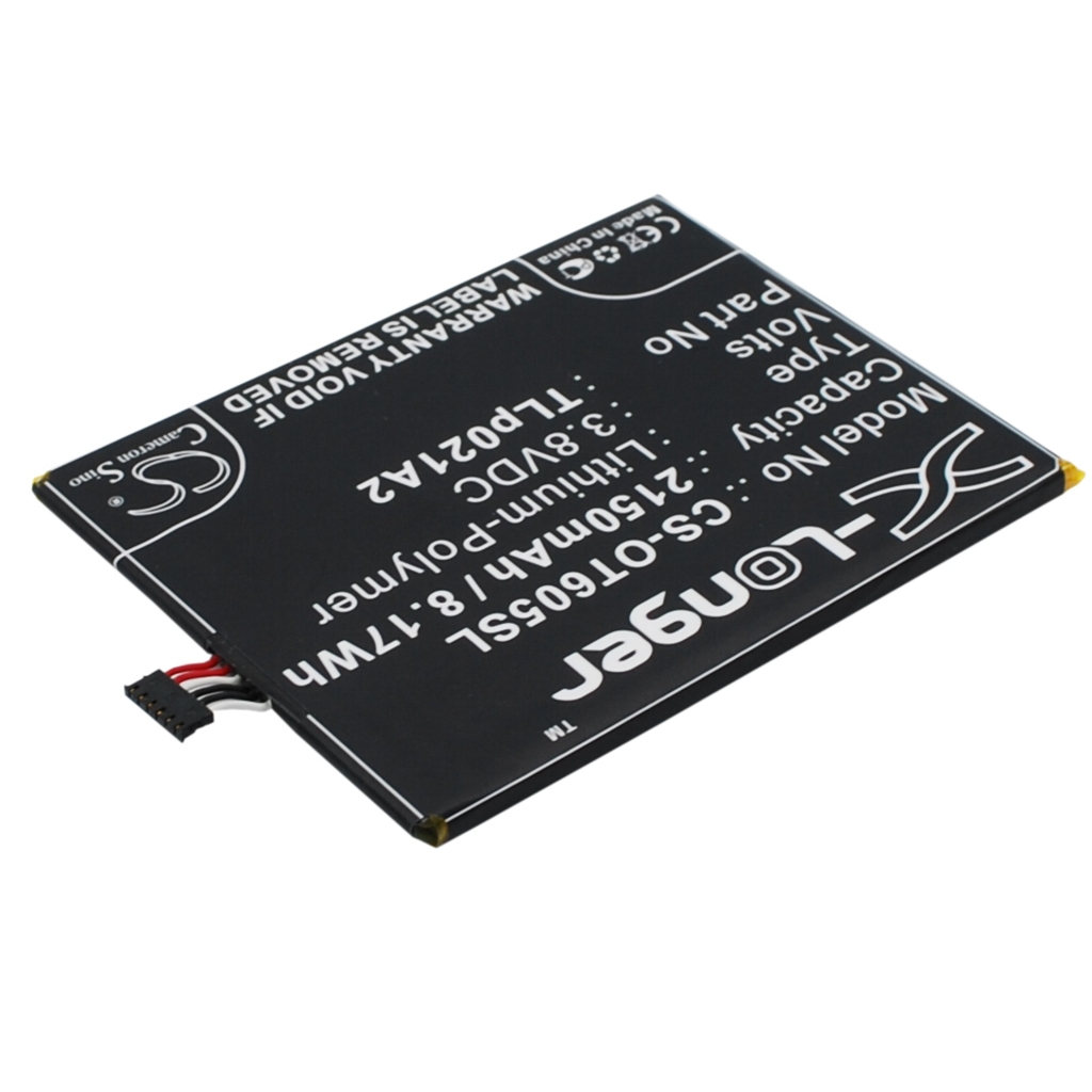 Yhteensopiva akun vaihto Alcatel TLP021A2
