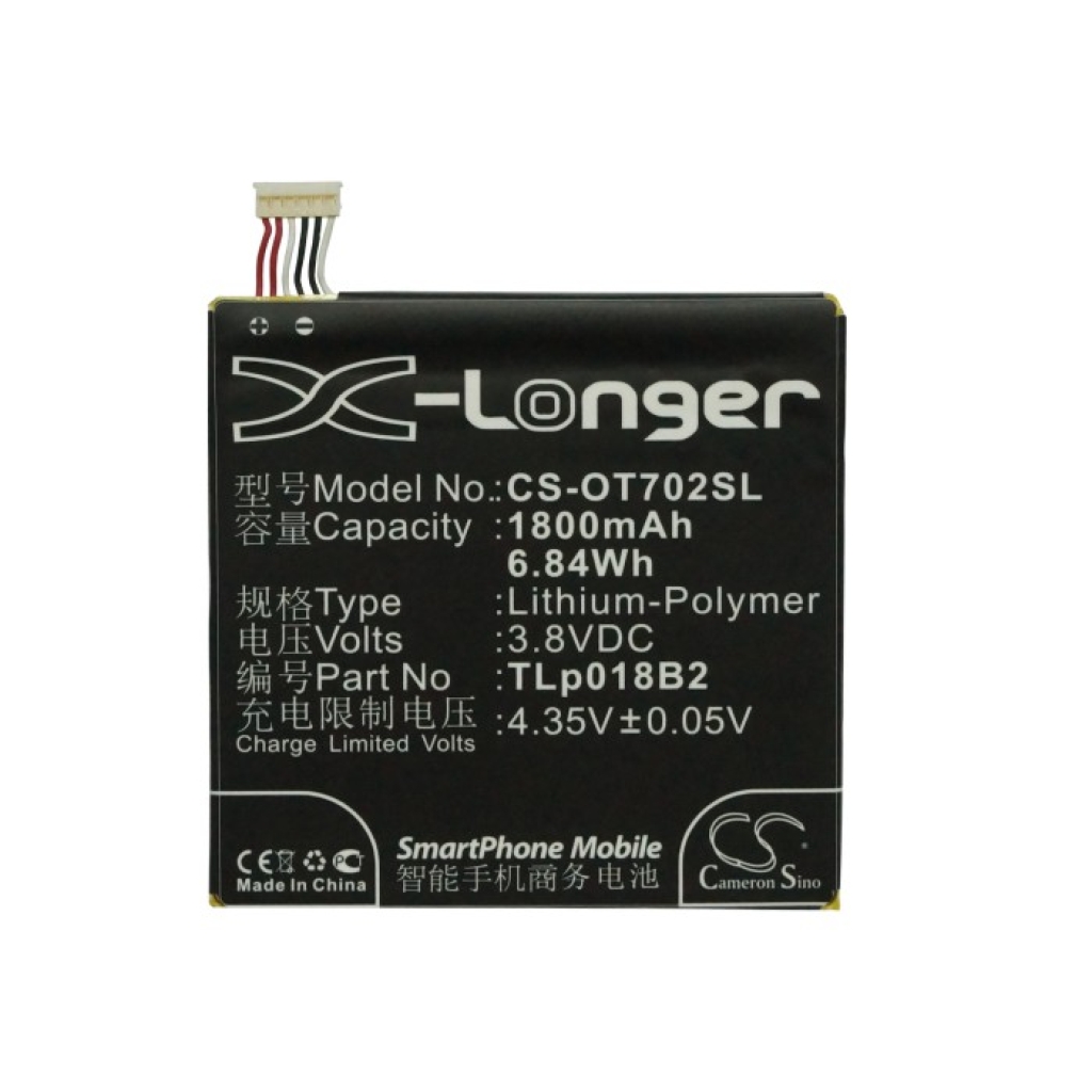 Matkapuhelimen akku Alcatel CS-OT702SL