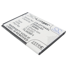 Yhteensopiva akun vaihto Alcatel TLI018B2,TLI019B1,TLI019B2,TLI020F1,TLI020F2...