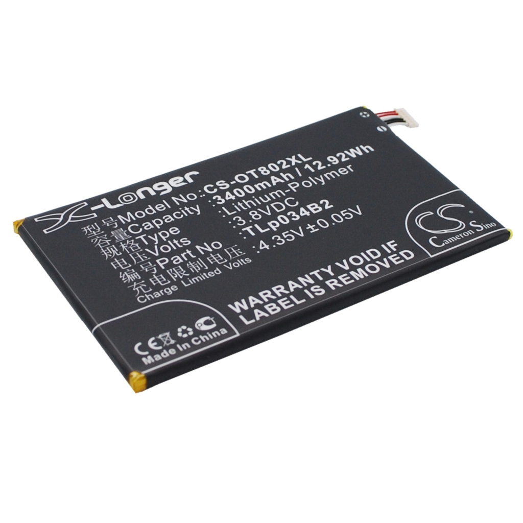 Yhteensopiva akun vaihto Srf TLP034B1,TLP034B2