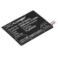 Yhteensopiva akun vaihto Alcatel CAC2580010C2,TLP025G2
