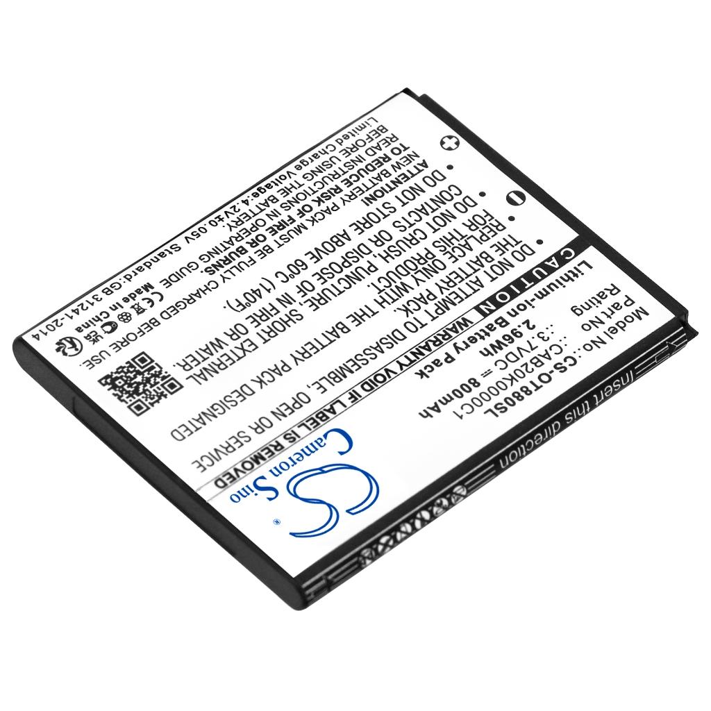 Matkapuhelimen akku T-Mobile One Touch 875