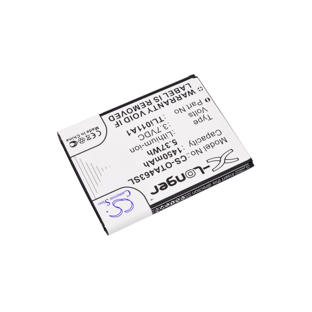 Yhteensopiva akun vaihto Alcatel TLI011A1