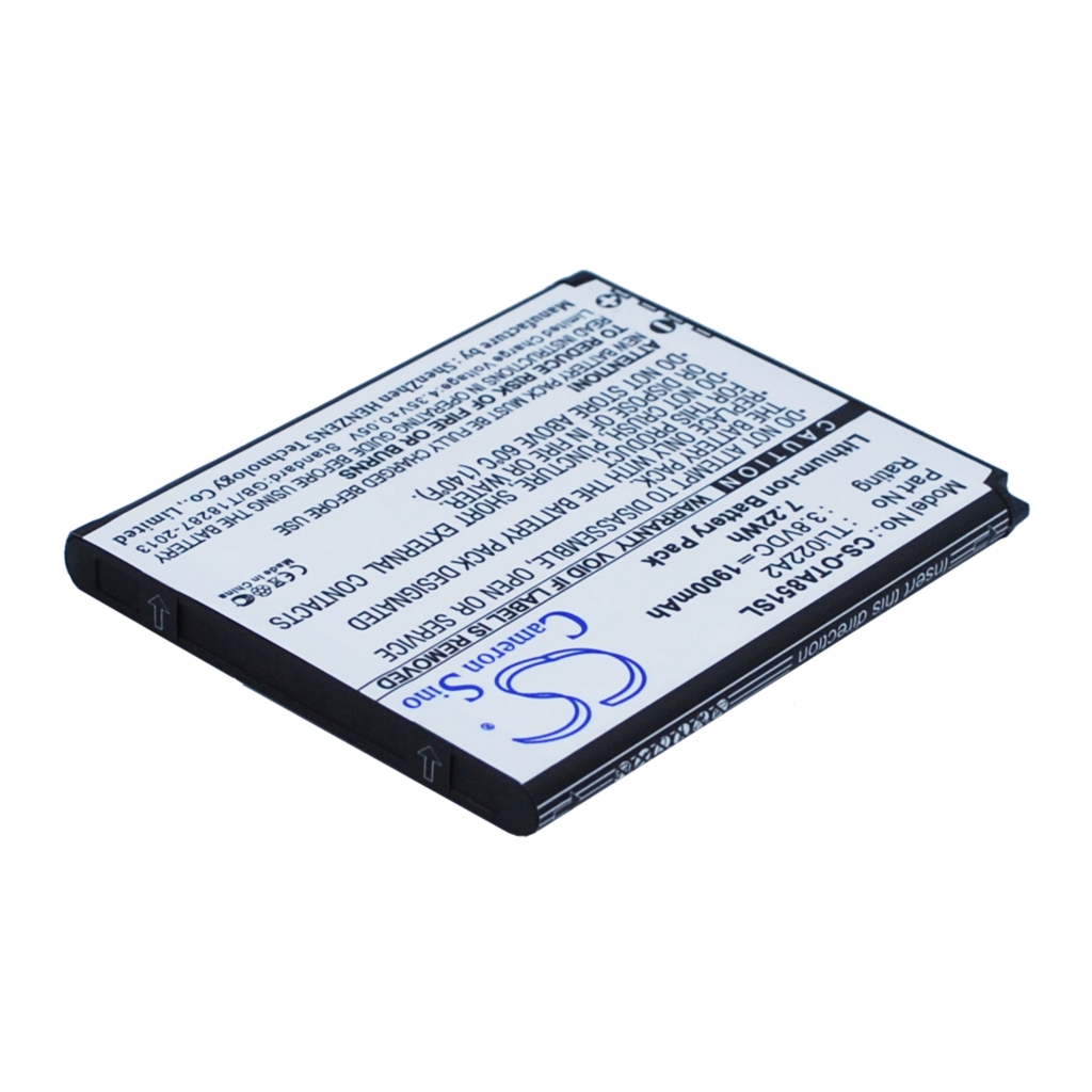Yhteensopiva akun vaihto Alcatel TLI022A2