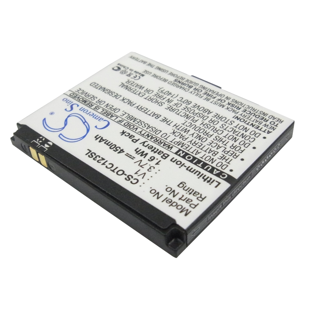 Yhteensopiva akun vaihto Alcatel V1