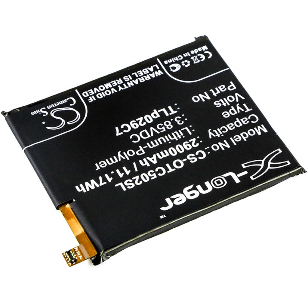 Yhteensopiva akun vaihto Alcatel TLP029C7