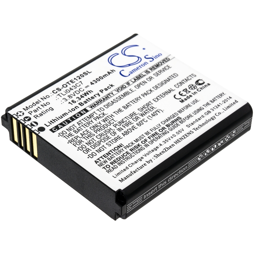 Yhteensopiva akun vaihto Alcatel TLI043C7