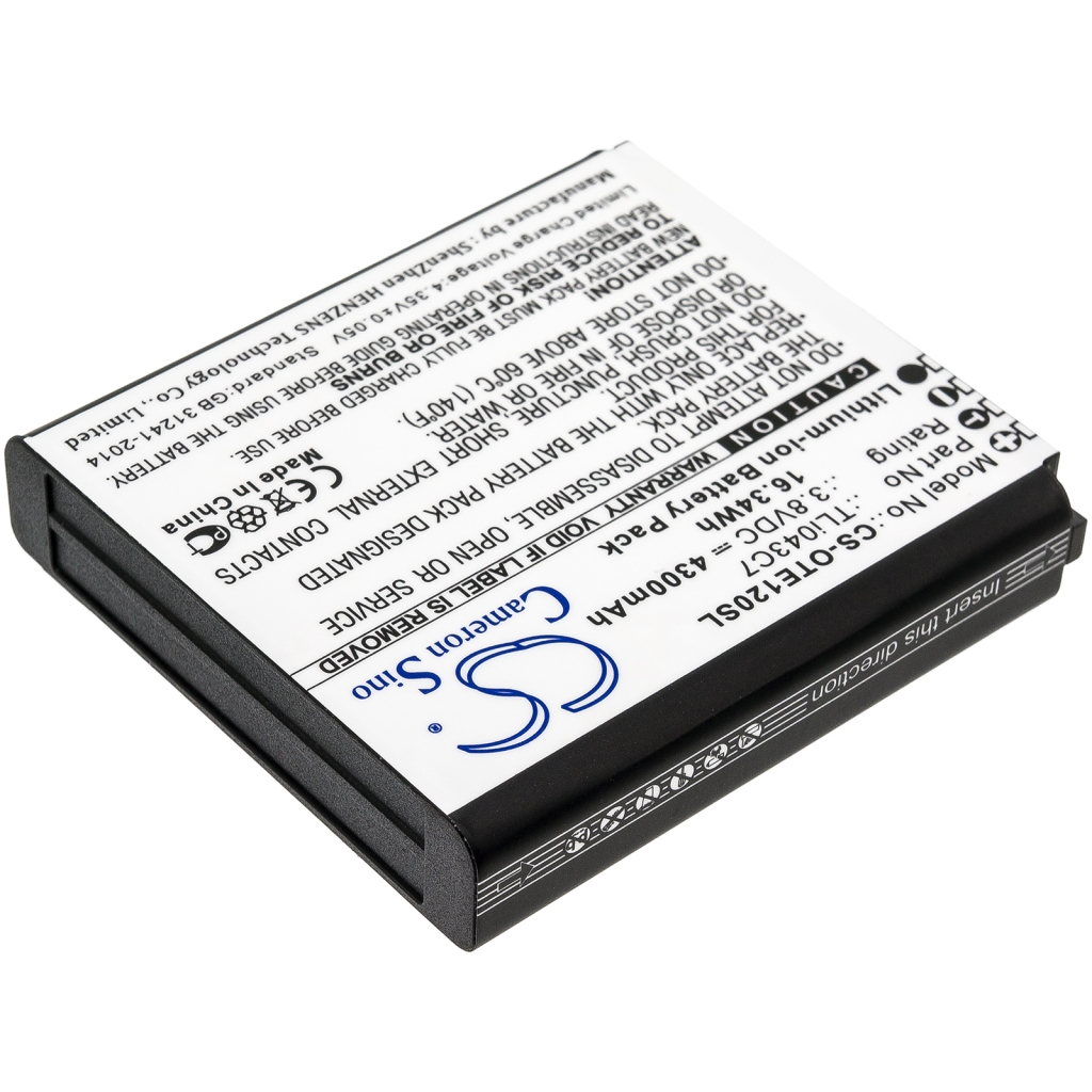 Yhteensopiva akun vaihto Alcatel TLI043C7
