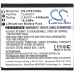 Yhteensopiva akun vaihto Alcatel TLI043C7