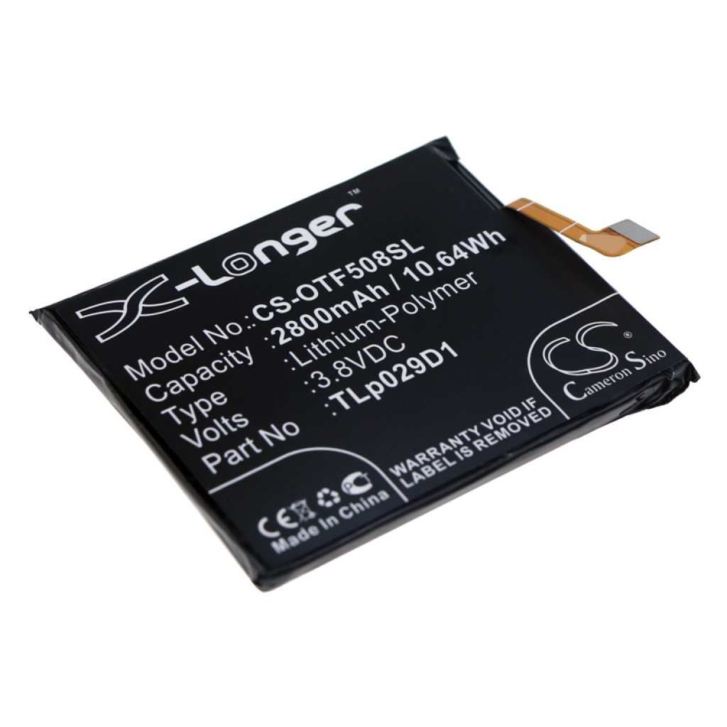 Yhteensopiva akun vaihto Alcatel TLP029D1