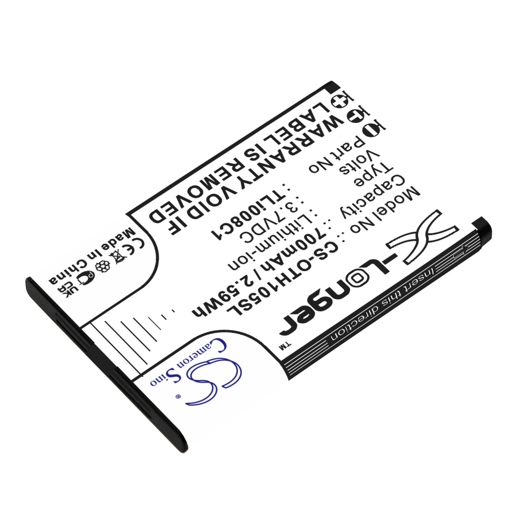Yhteensopiva akun vaihto Alcatel TLI008C1