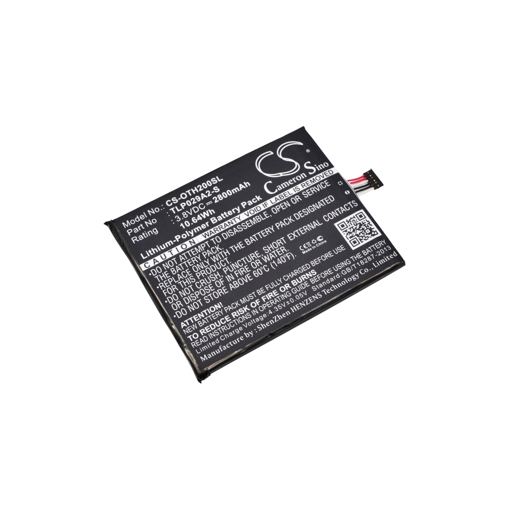 Yhteensopiva akun vaihto Alcatel TLP029A2-S,TLP029AJ