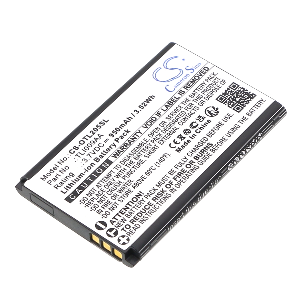 Yhteensopiva akun vaihto Alcatel TLI009AA