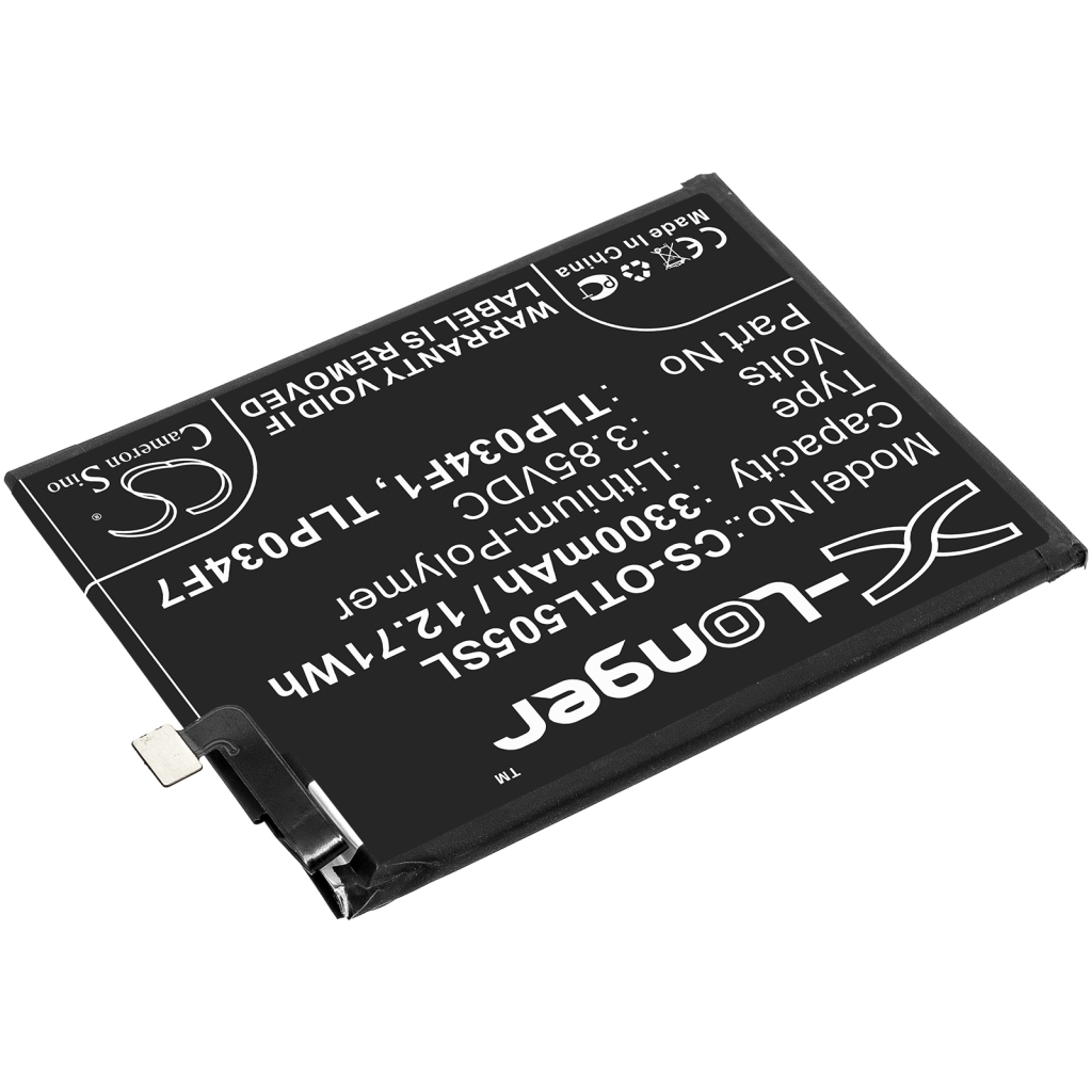 Yhteensopiva akun vaihto Alcatel TLP034F1,TLP034F7