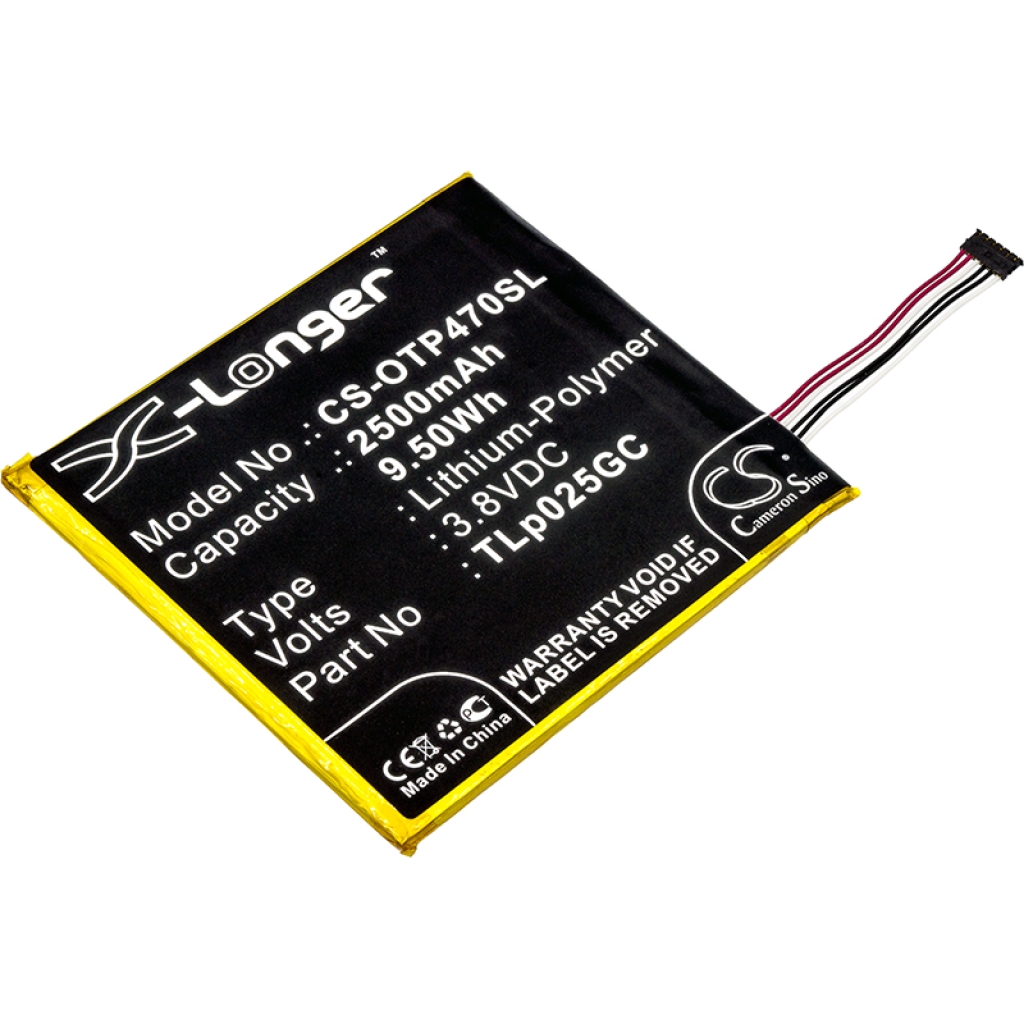 Yhteensopiva akun vaihto Alcatel TLP025GC