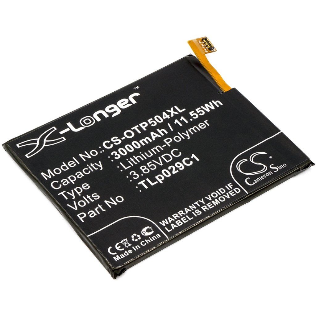 Yhteensopiva akun vaihto Alcatel TLP029C1