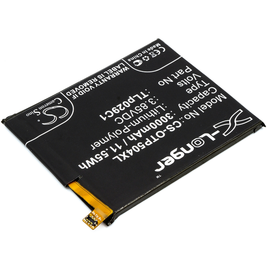 Yhteensopiva akun vaihto Alcatel TLP029C1