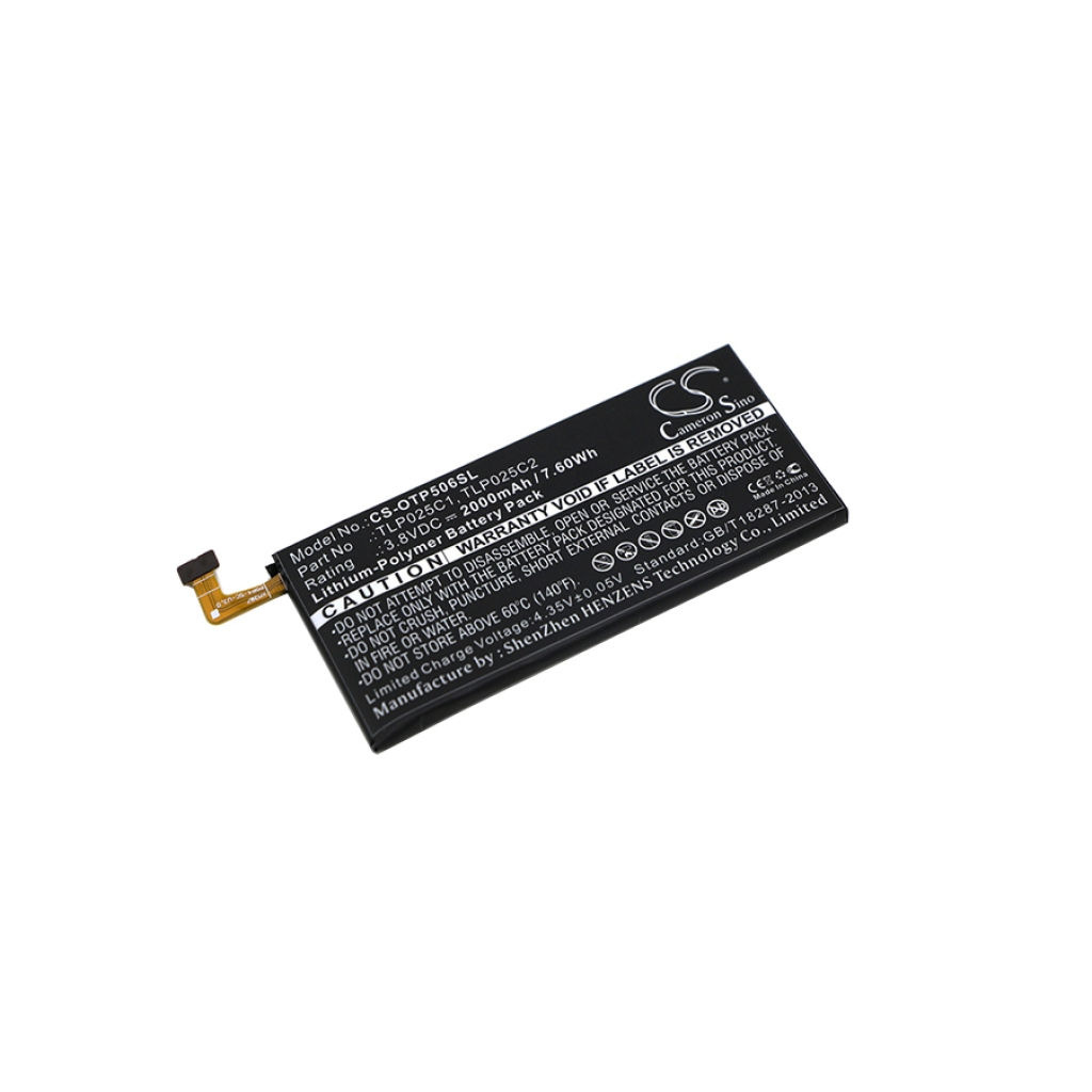 Yhteensopiva akun vaihto Alcatel TLP025C1,TLP025C2