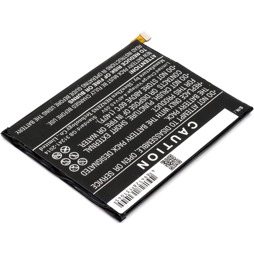 Yhteensopiva akun vaihto Alcatel CAC2710009CJ,TLP027AJ