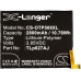 Yhteensopiva akun vaihto Alcatel CAC2710009CJ,TLP027AJ
