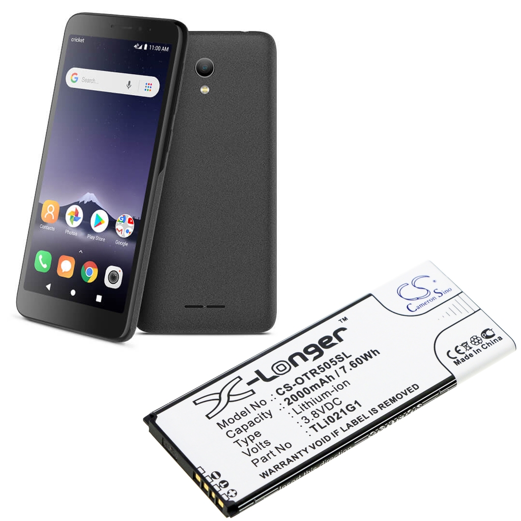 Yhteensopiva akun vaihto Alcatel TLI021G1