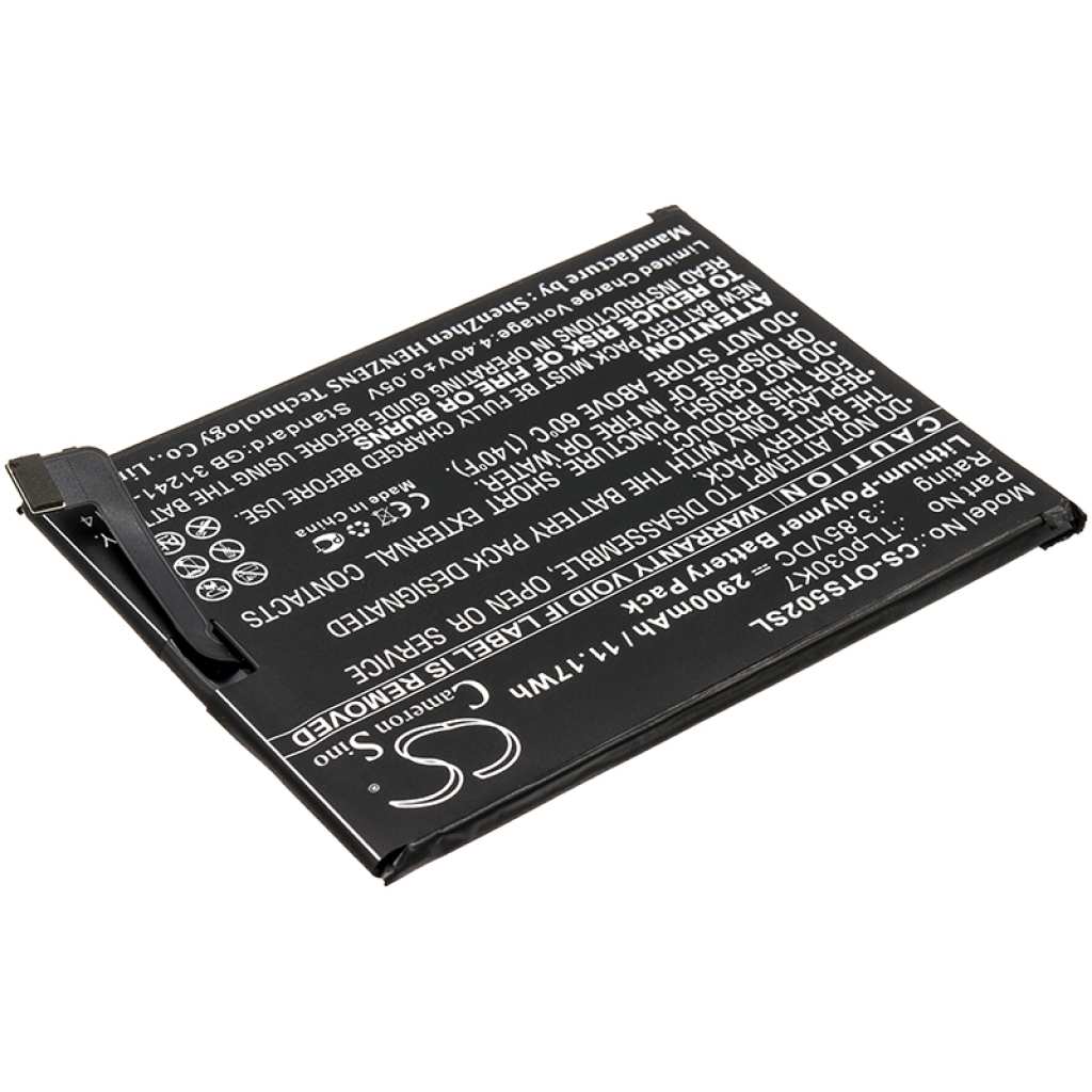 Yhteensopiva akun vaihto Alcatel TLP030K7