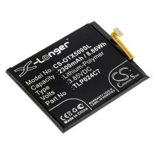 Yhteensopiva akun vaihto Alcatel TLP024C7