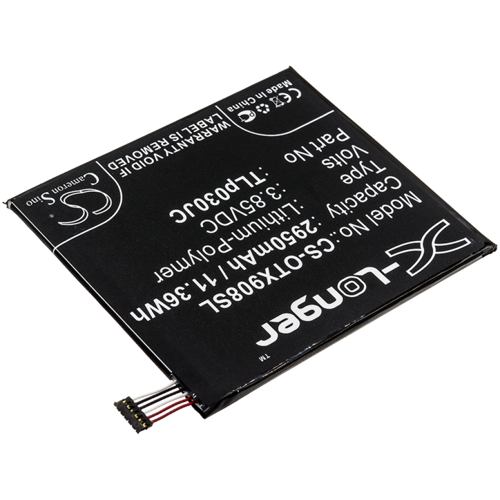 Yhteensopiva akun vaihto Alcatel CAC3000034CC,TLP030JC