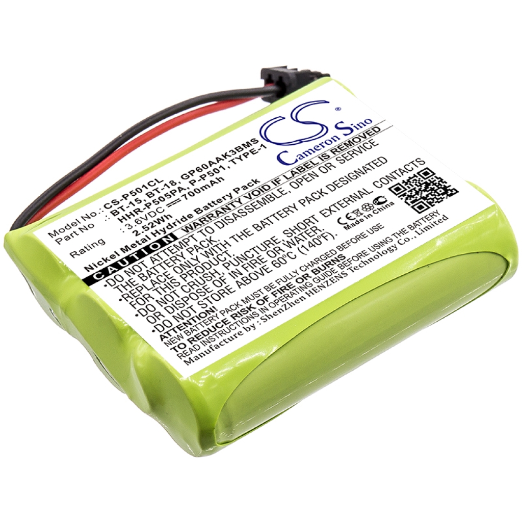 Langattoman puhelimen akku Toshiba FT8507 (CS-P501CL)