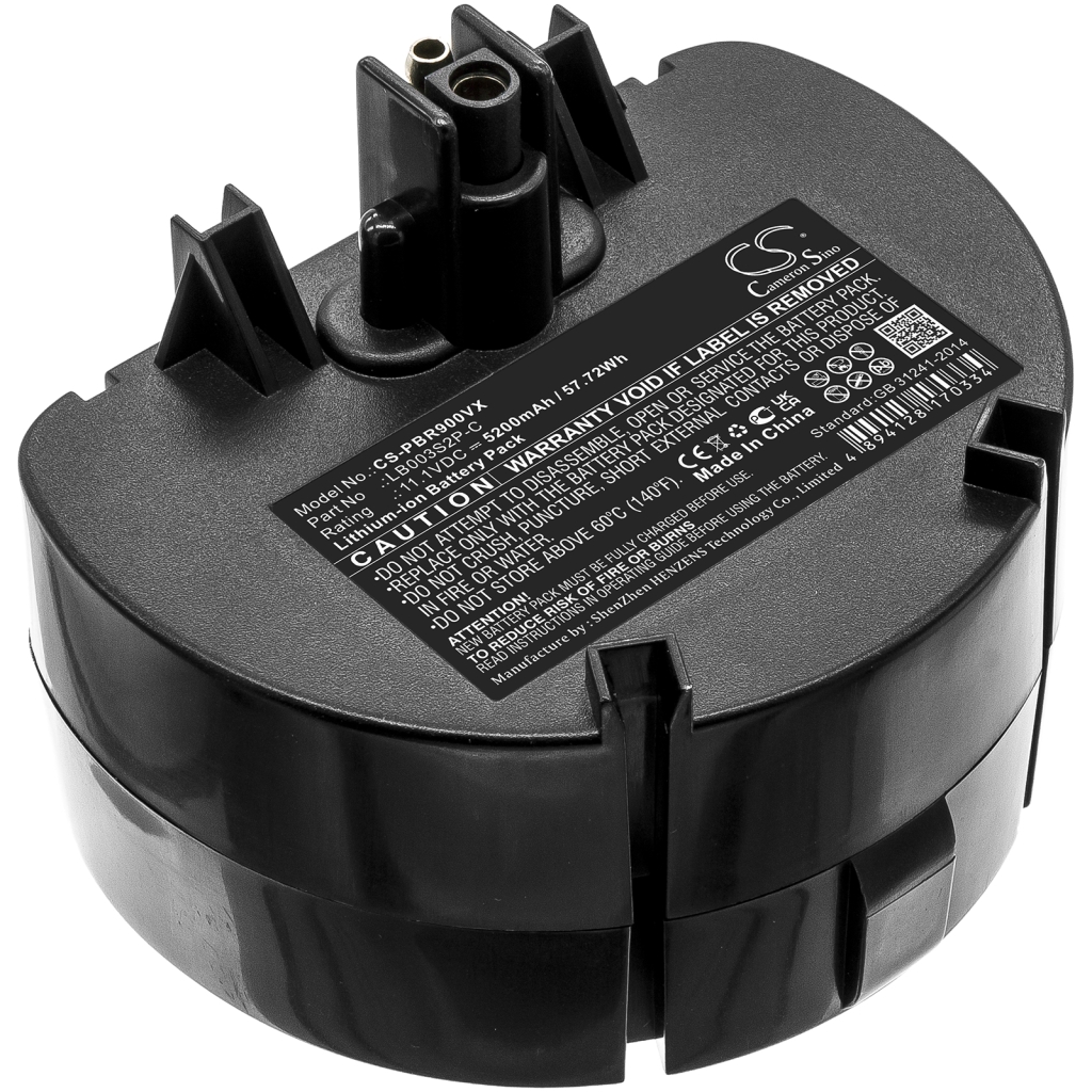 Yhteensopiva akun vaihto Water tech LB003S2P-C