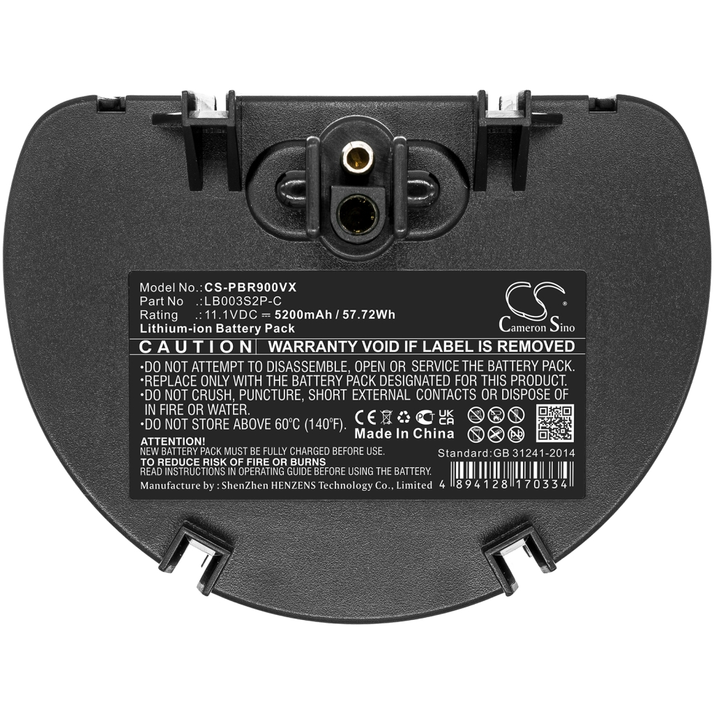 Yhteensopiva akun vaihto Water tech LB003S2P-C