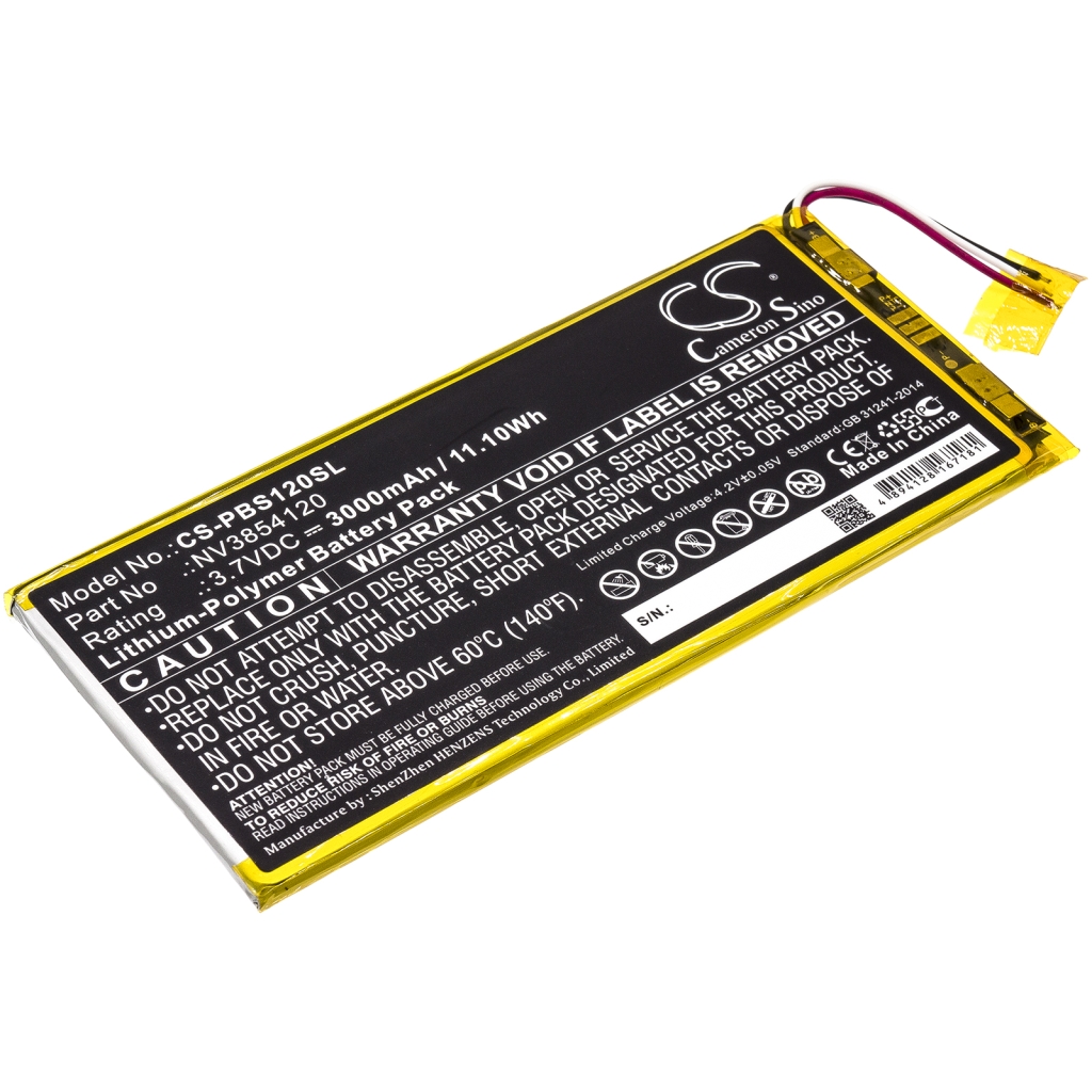 Akut Tabletin akku CS-PBS120SL