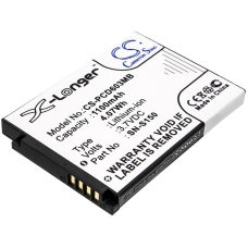 Yhteensopiva akun vaihto Philips 20600002300,996510061843,N-S150,SN-S150