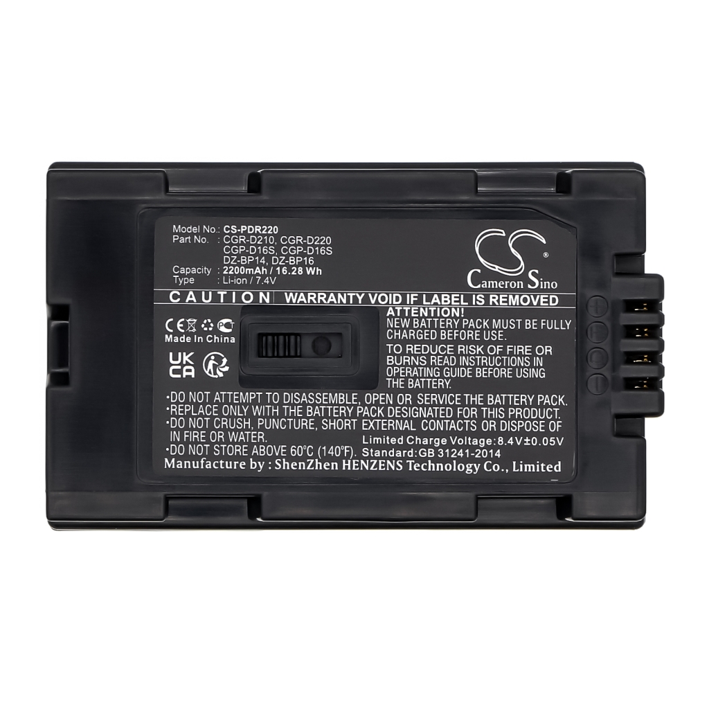 Camera Battery Panasonic AG-DVX100B