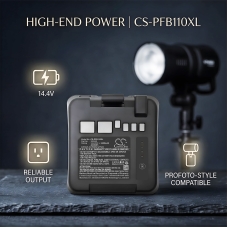 Compatible battery replacement for Profoto 100440
