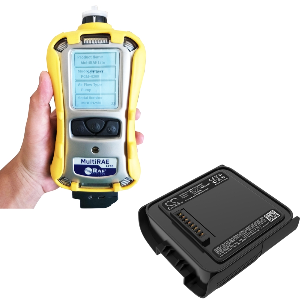 Työkalujen akku Rae systems CS-PGM620SL