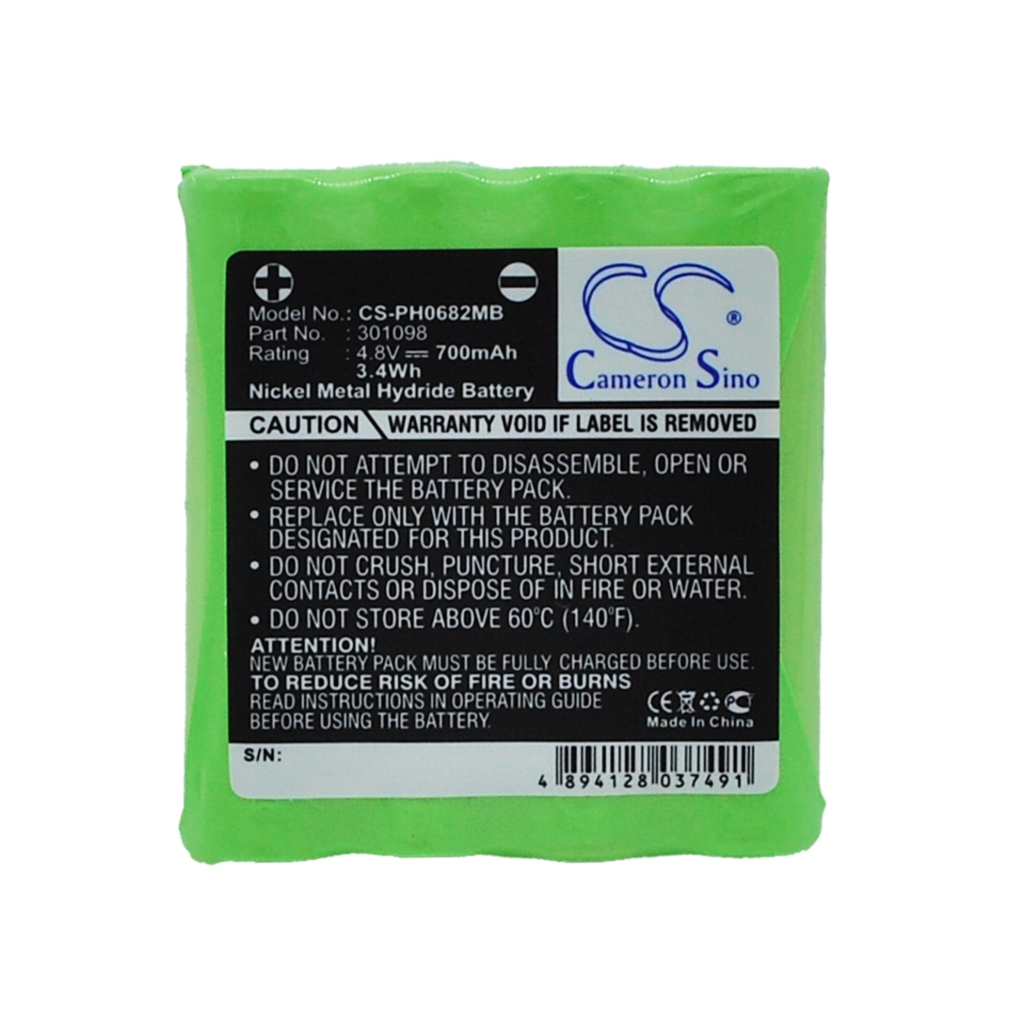 Yhteensopiva akun vaihto Philips 301098