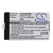Yhteensopiva akun vaihto Philips A20ZCK/COP