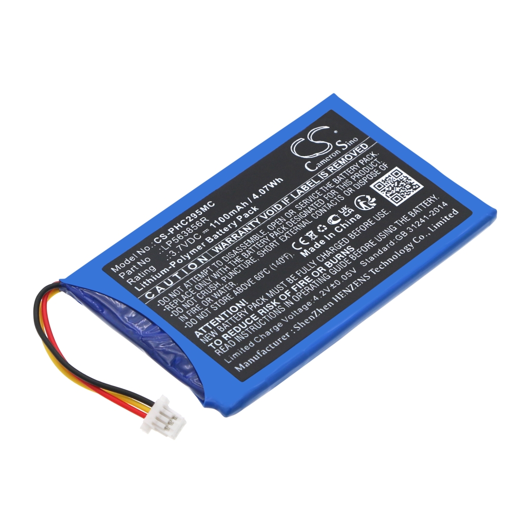Yhteensopiva akun vaihto Philips LP563856R