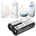 Yhteensopiva akun vaihto Philips 996510072099,PHRHC152M000