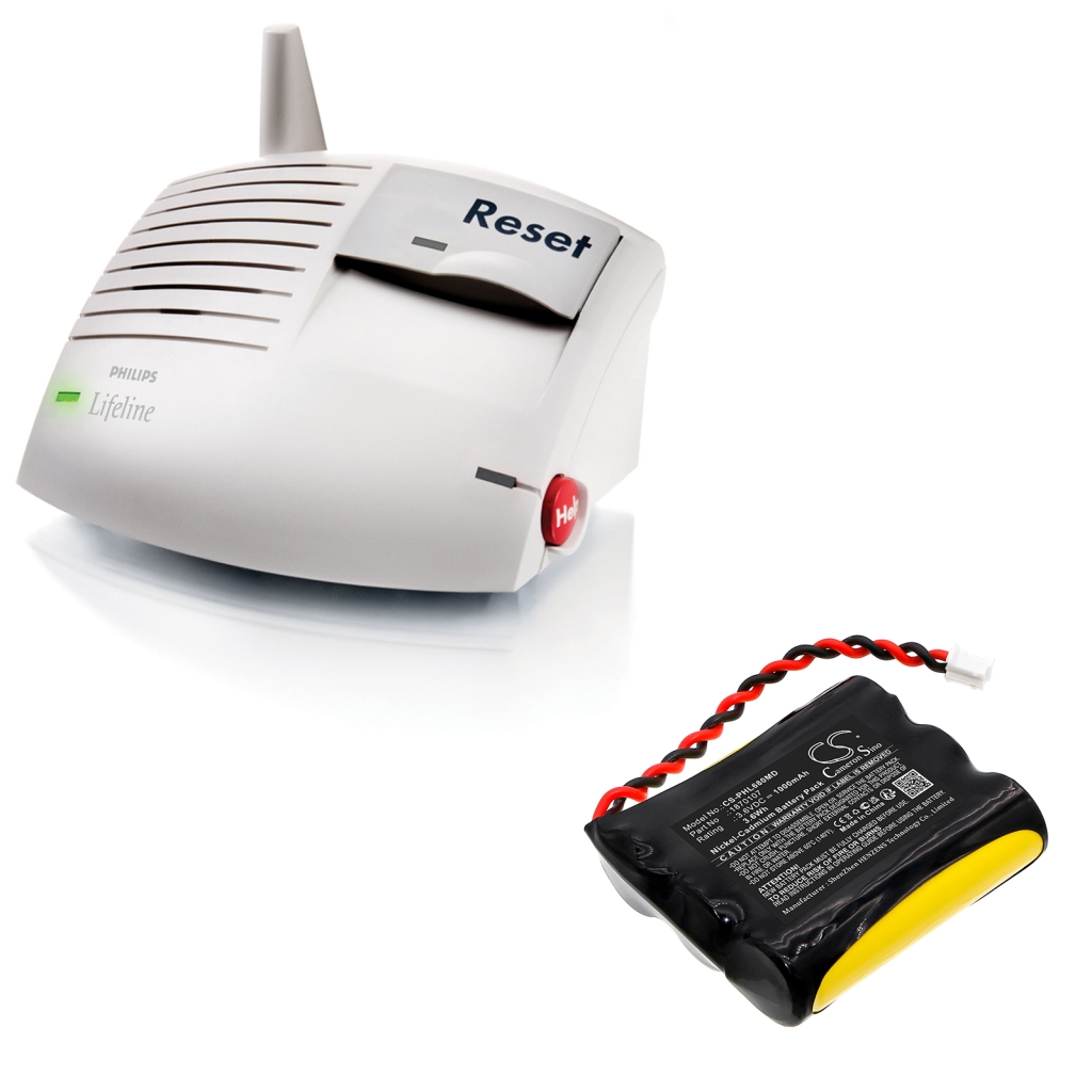 Lääketieteellinen akku Philips Lifeline Systems 6800XT Communicator (CS-PHL680MD)