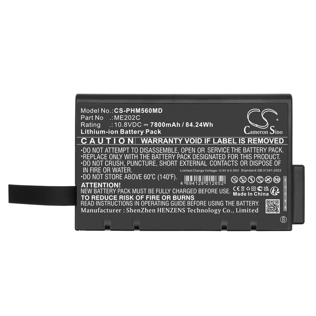Yhteensopiva akun vaihto Philips ME202C