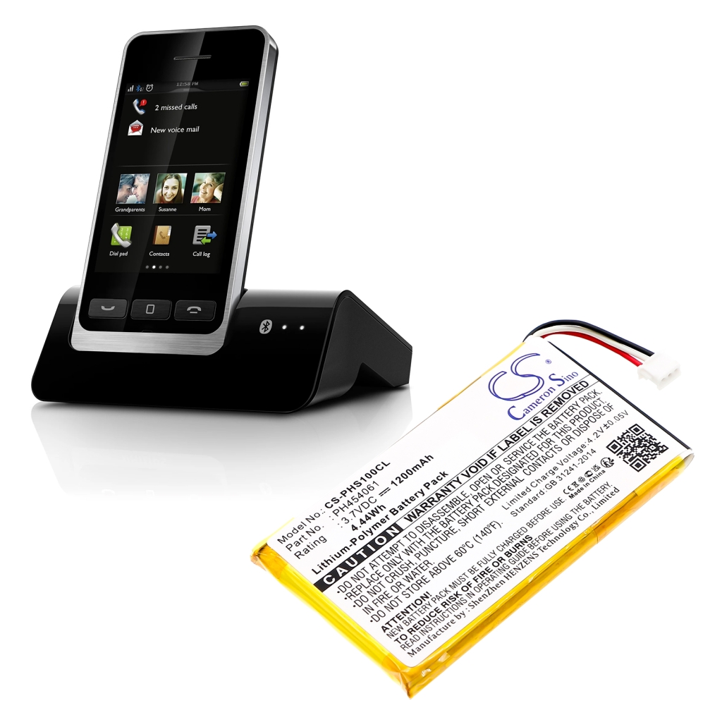 Yhteensopiva akun vaihto Philips PH454061