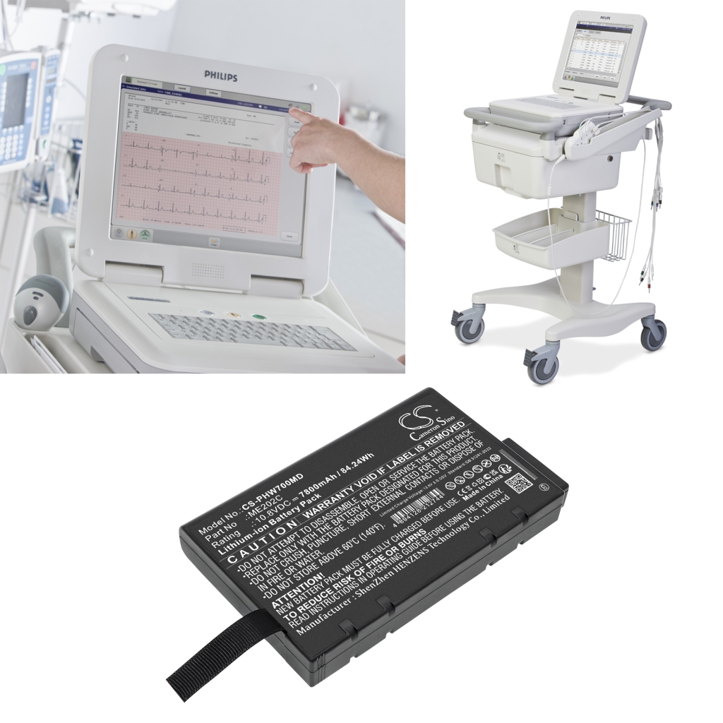 Yhteensopiva akun vaihto Philips ME202C