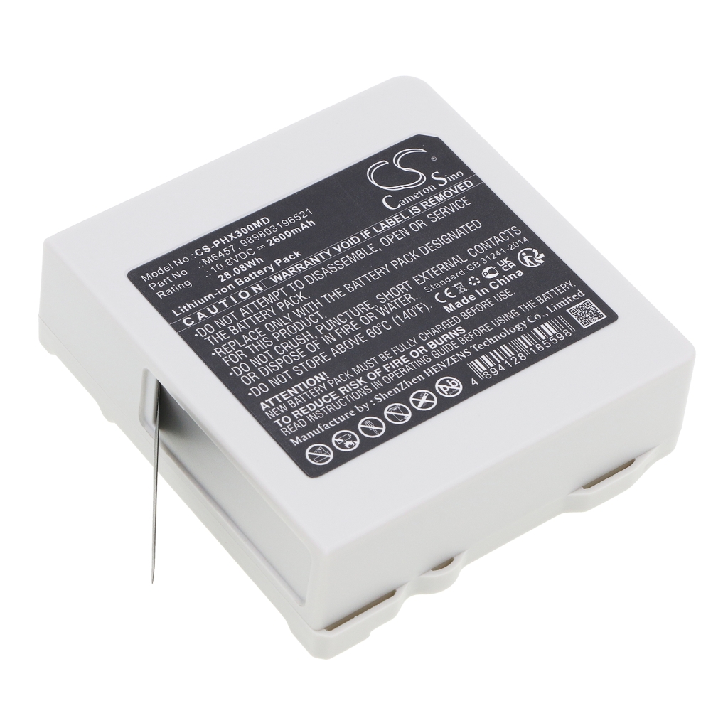 Yhteensopiva akun vaihto Philips 989803196521,M6457
