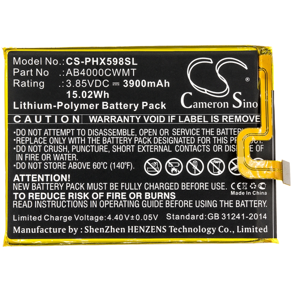Matkapuhelimen akku Philips X598 (CS-PHX598SL)